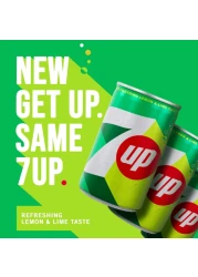 7UP Carbonated Soft Drink Can 155ml Pack of 15