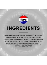 Pepsi Diet Cola Beverage Bottle 1.25L