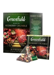 Greenfield Redberry Crumble Black Tea 20 Tea Bags