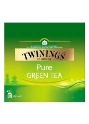 توينينجز شاي أخضر نقي 50 كيس