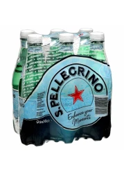 San Pellegrino Sparkling Natural Mineral Water 500ml Pack of 6
