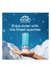 إيفيان مياه طبيعية معدنية غازية فوارة 330 ملل