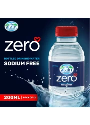 Al Ain Zero Sodium Drinking Water 200ml Pack of 12