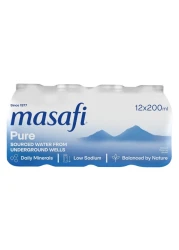 Masafi Pure Drinking Water 200ml Pack of 12