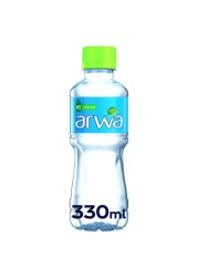 أروى مياه معدنية للشرب معبأة في في قارورة بلاستيكية 330 ملل حزمة من 12