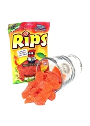 ريبس حلوى عرق السوس بالمانجو والفلفل الحار بحجم صغير 113 غرام