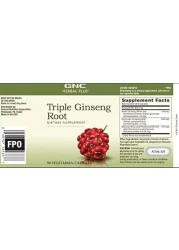 GNC HERBAL PLUS TRIPLE GINSENG ROOT