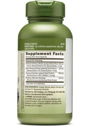 GNC Herbal Plus Triple Ginsa Rush, 100 Capsules, Supports Vitality and Energy