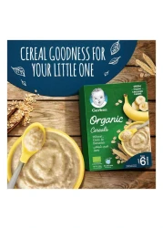 Gerber Organic Multicereal Wheat, Oats, Mango, Carrot and Banana, 200g