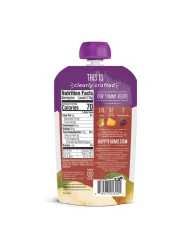 Happy Family Organics Clearly Crafted Stage 2 Pears Squash &amp; Blackberries 113g