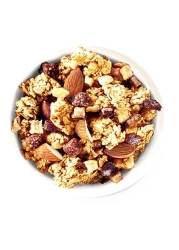 إمكو سوبر جرانولا مقرمشة بالفواكه والمكسرات بدون سكر مضاف 500 غرام