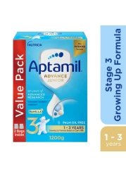 Aptamil Advance Junior Growing Up Milk Formula Palm Oil Free Stage 3 1 To 3 Years 1200g