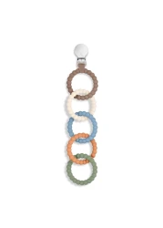 Ryan Rose Cutie Clinks Attachable Teether Chew Toy for Babies Handsome