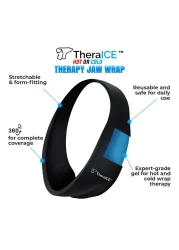 TheraICE Soft Wisdom Teeth Recovery Ice Pack Face Wrap TMJ Pain Relief Product Dental Oral Surgery Ice Pack Jaw Chin Tonsillectomy Head Facial Jaw Bra Stretchable Cold Gel No Hard Insert1 Size