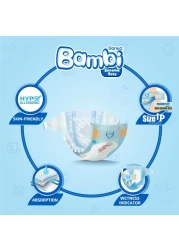Sanita Bambi Dynamic Baby Diapers Large Size 4 8-16kg Mega Pack 80 Diapers Pack of 2