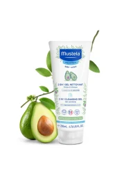 Mustela 2-In-1 Hair And Body Cleansing Gel White 200ml