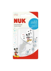 Nuk Disney Mickey Mouse Baby Soother Band SNK751 White