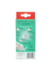 Pigeon SofTouch Wide Neck Plastic Nursing Bottle Orange 160ml
