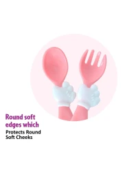 Minnie Patterned Fork and Spoon TRHA29055