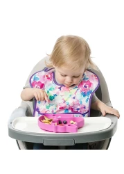Eazy Kids Silicon Suction Plate - Unicorn Pink