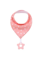 Little Story Bandana Drool Bibs Set of 2 - Love