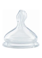 نوك فيرست تشويس بلاس حلمة سيليكون ضد المغص بالحجم 1