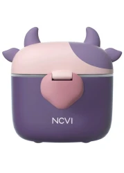 NCVI Baby Formula Dispenser On The Go Formula Container to Go Formula Holder for Travel Outdoor Picnic with Baby Infant Portable Container for Milk Powder Snacks Candy Fruits Purple