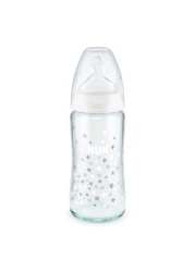 Nuk First Choice+ Glass No-Colic Feeding Bottle 25036C Multicolour 300ml