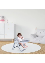 Teknum 3-IN-1 Kids Foldable Dining Booster Chair - Grey