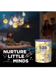 S-26 Gold Progress Growing Up Milk Formula Powder, Vanilla, Stage 3, 900g