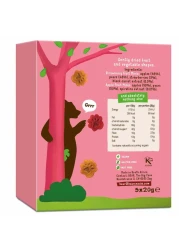 Bear Dino Paws Strawberry And Apple Pure Fruit Snacks 20g Pack of 5