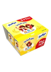 صافيو زبادي معزز للمناعة بنكهة الموز 110 غرام حزمة من 4