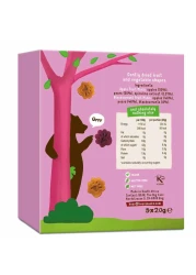 بير باوز وجبة خفيفة من مهروس فواكه للأطفال بنكهة التفاح والكشمش الأسود 20 غرام حزمة من 5