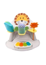 Teknum 2 - IN - 1 Dining Chair / Toddler Play Seat W / Pedal Piano - White