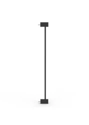 Baby Safe Wooden Safety Gate w / t 7cm Black Extension - Natural Wood