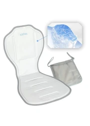 Solfres Hydro Gel Car Seat Cooler Mat for Baby No Refrigeration Needed Carseat and Stroller Cooling Pad Cushion Liner with Breathable 3D Mesh AntiSlip Back for Kids Toddlers 1248 Months