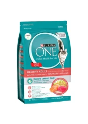 Purina One Healthy Adult with Salmon and Tuna Dry Cat Food, 1 Years and above, 2.7kg