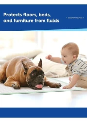 30-Pieces Packed in 3 Pouches Cherry Medical Supply 60 cm x 90 cm XL Pet Training Pads &amp; Puppy Pads