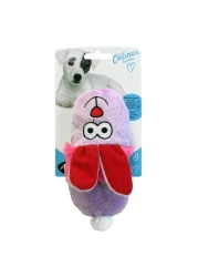 أغروبيوثرز لعبة صغيرة بشكل حذاء للكلاب باللون الأرجواني 16 سم