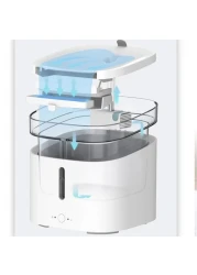 XIAOMI SMART AUTOMATIC PET WATER DISPENSER FOUNTAIN DRINKING BOWL LIVING WATER Circulating water spring 4-stage filtering Quiet-running Smart home connection FOR CATS DOGS DRINKING WATER 2L