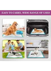 Vsell24 50PC 6 Layer Disposable Quick Absorbent Pet Training Pads Anti Slip Toilet Pee Puppy Pads For Potty Training For Dogs And Cats (Medium)(45X60CM)