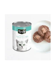Kit Cat Wild Caught Tuna with Mackerel Canned Cat Food 400g