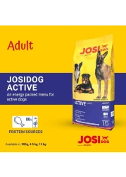 Josera JosiDog Active (15Kg) Premium Gluten-Free Dry Dog Food for Active Adults
