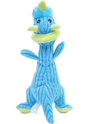 Plush Pet Flying Dragon Dog Toy Multicolor - 3pc