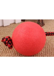 Rubz Rubber Ball with Rope Small - 1pc