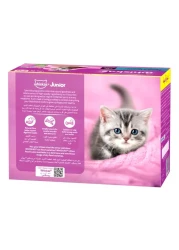 Whiskas Tuna Flavour in Jelly Wet Food for Cats, 2 to 12 months, 80g Pack of 12
