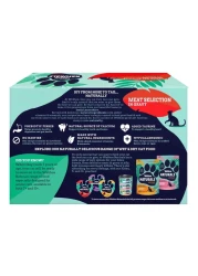 ويب بوكس ​​تشكيلة لحم القطط الطبيعية في المرق 100 غرام، حزمه من 12