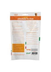 Delight Chicken and Rice Rawhide Stick Dog Snack 100g