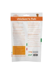 Delight Chicken and Fish Treats Dog Snack 100g