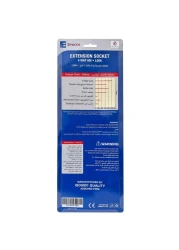 Sirocco 4-Way Extension Socket with Cable L086 6m